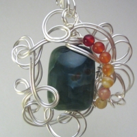 Ocean Jasper Pendant 